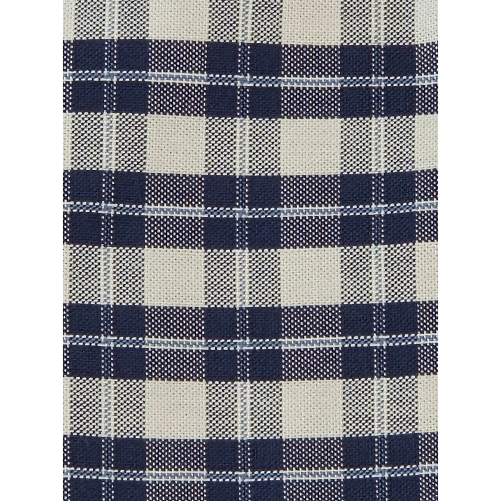 Brooks Brothers Regular Fit Non-Iron Stretch Gingham Shirt Men's L Navy White - Picture 9 of 10